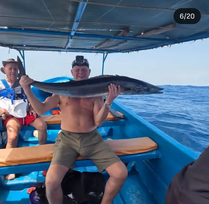 A big catch on a guided fishing trip near Wasini Island